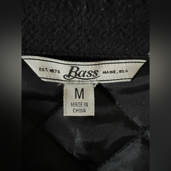 Women's Bass Outdoor Jacket Size Medium Plaid White/Black Shacket Soft Flannel - Picture 5 of 8